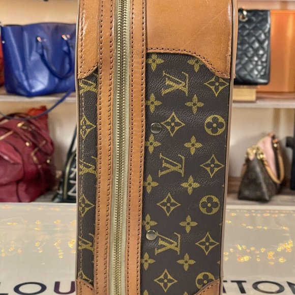 LOUIS VUITTON Vintage 19" Compact Travel Carryon Suitcase Duffle Carryall Bag - Picture 15 of 16